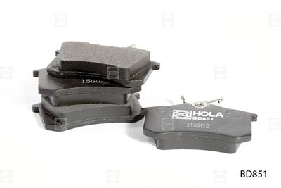 Колодки тормозные дисковые HOLA BD851