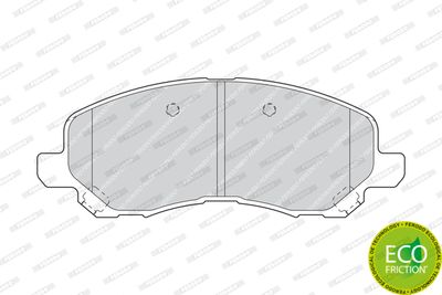 Колодки тормозные передние FERODO FDB1621