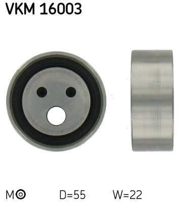 Ролик натяжителя ремня ГРМ SKF VKM16003