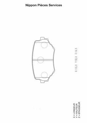 Колодки тормозные передние Mando MPZ02