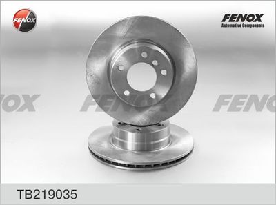 Диск тормозной передний FENOX TB219035