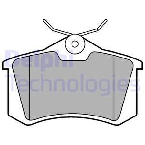 Колодки тормозные задние DELPHI LP565