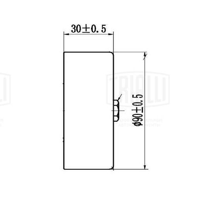 Ролик ремня приводного TRIALLI CM5609