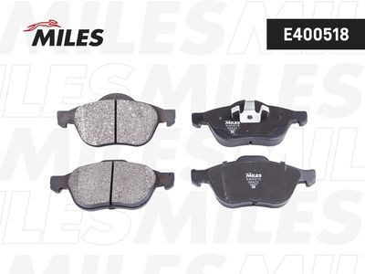 Колодки тормозные передние Miles E400518