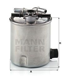 Фильтр топливный MANN-FILTER WK9008