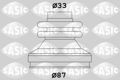 Пыльник ШРУС внутреннего комплект SASIC 2873783