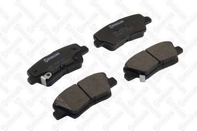 Колодки дисковые задние с антискрипными пластинами STELLOX 000552BSX