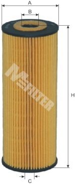 Фильтр масляный M-Filter TE622
