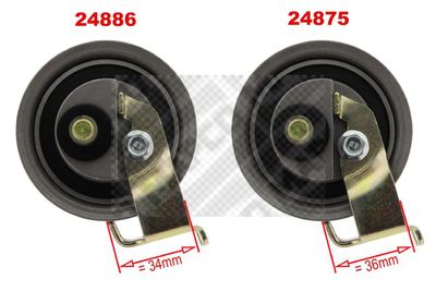 Ролик натяжителя MAPCO 24886