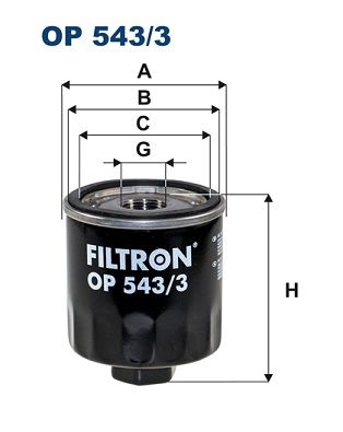Фильтр масляный FILTRON OP5433