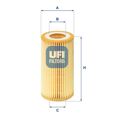 Фильтр масляный UFI 2501300
