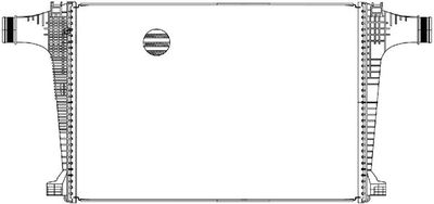 Радиатор интеркулера LUZAR LRIC1806