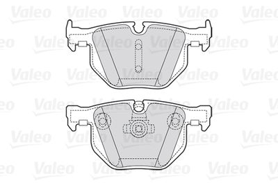 Комплект колодок для дискового тормоза VALEO 301754