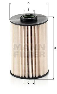 Фильтр топливный MANN-FILTER PU937X