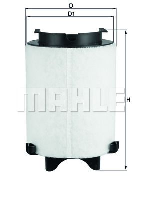 Фильтр воздушный MAHLE LX15661