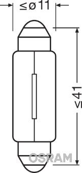 Лампа OSRAM 6411