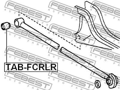 Сайлентблок рычага FEBEST TABFCRLR