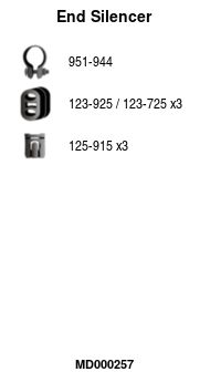Глушитель задняя часть POLMOSTROW 1755