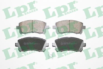 Колодки тормозные передние LPR 05P713