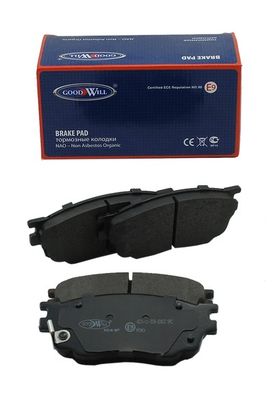 Колодки тормозные передние Mando MPA03