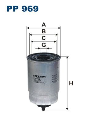 Фильтр топливный FILTRON PP969