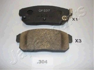 Колодки тормозные дисковые JAPANPARTS PP304AF