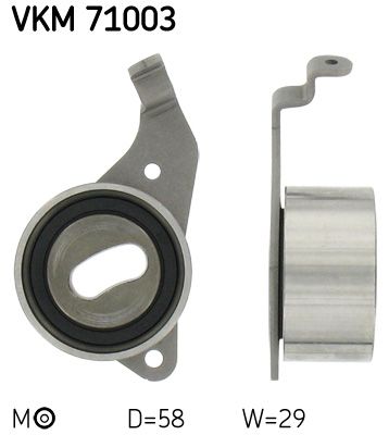 Ролик поликлинового ремня натяжной SKF VKM71003