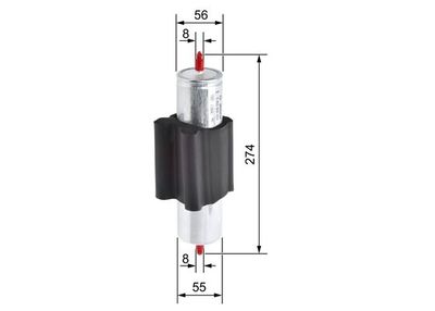 Фильтр топливный BOSCH 0450906450