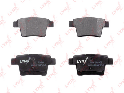 Колодки тормозные задние LYNXauto BD3008