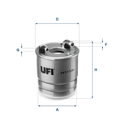 Фильтр топливный UFI 2411100