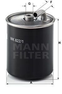 Фильтр топливный MANN-FILTER WK8221