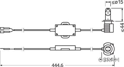 Лампа светодиодная комплект OSRAM 65210CW