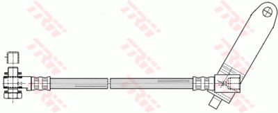 Шланг тормозной TRW PHD951