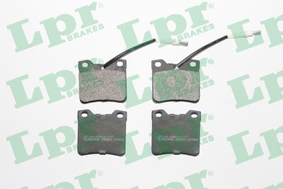 Колодки тормозные задние LPR 05P623