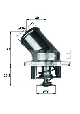 Термостат MAHLE TI387