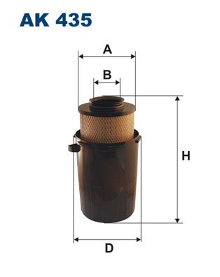 Фильтр воздушный FILTRON AK435