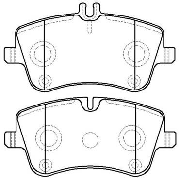 Колодки тормозные дисковые HSB HP5191