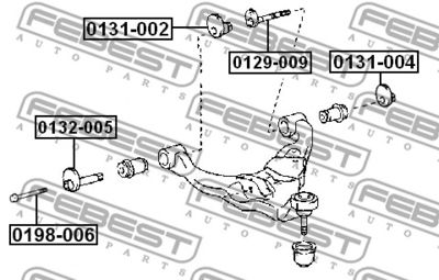 Болт развальный TOYOTA 481900K030
