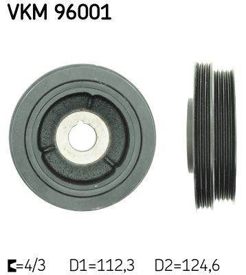 Шкив коленвала SKF VKM96001