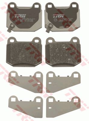 Колодки тормозные задние TRW GDB3350
