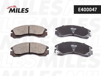 Колодки тормозные передние Miles E400047