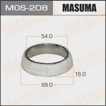 Кольцо глушителя Masuma MOS208