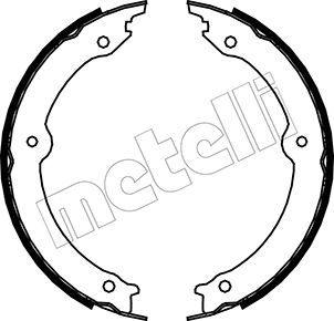Колодки тормозные барабанные METELLI 530451