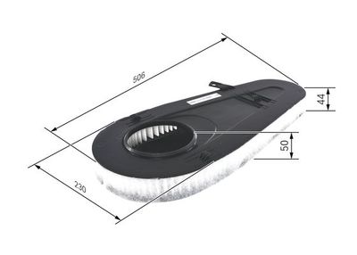 Фильтр воздушный BOSCH F026400365