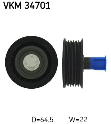 Ролик ремня приводного SKF VKM34701