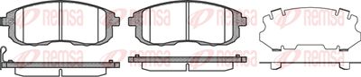Колодки тормозные передние REMSA 029311