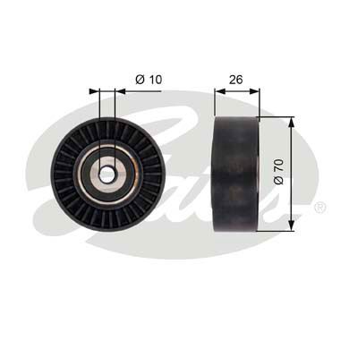 Ролик обводной GATES T36393