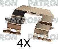 Комплект монтажный дисковых тормозных колодок PATRON PSRK1294