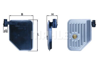 Фильтр АКПП MAHLE HX156