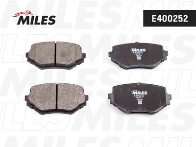 Колодки тормозные передние Miles E400252